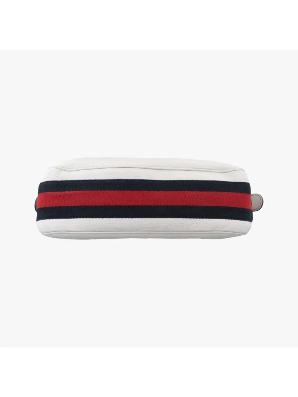 Gucci Heritage Horsebit Hobo White Leather